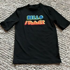 Car & Jack “Hello Summer” black rash guard